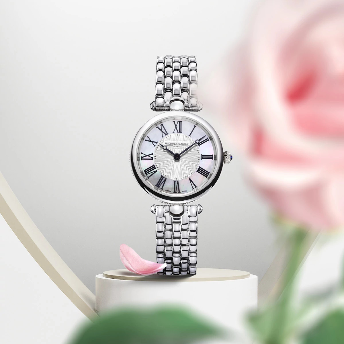 【Agape】 Classics Art Deco Round Watch FC-200MPW2ARD6B | Frederique